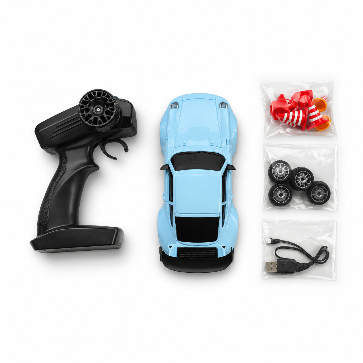 RC Drift Car 1:24 – 4WD, bis 20 km/h & LED